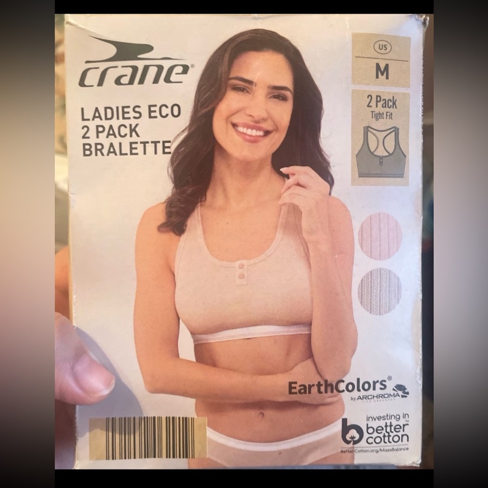Crane Ladies Eco 2 Pack Bralettes